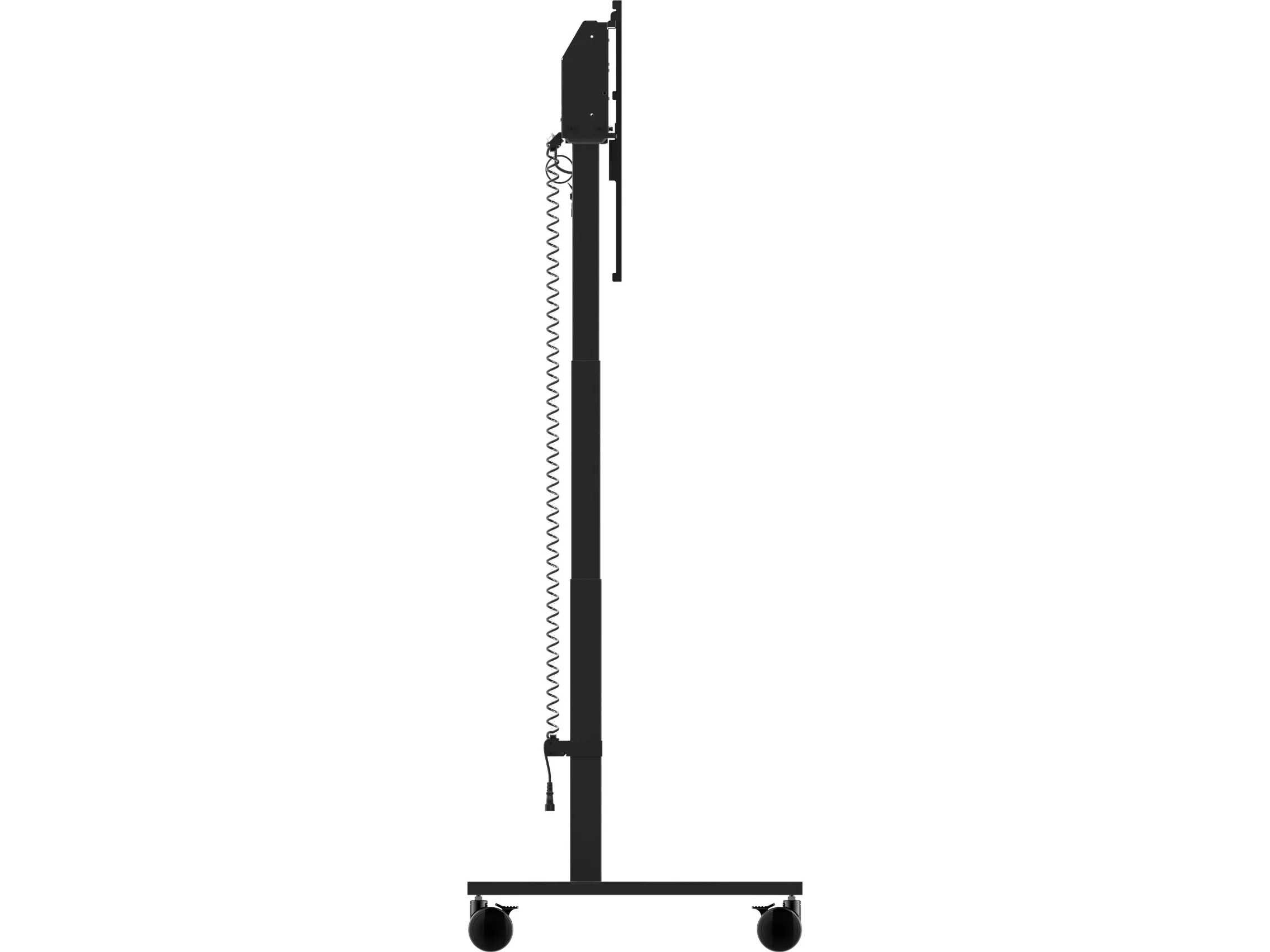 Iiyama MD-CAR2031-B1 - Vogn med hjul - dobbeltkolonne motoriseret - for fladt panel - med anti-kollision - sort - skærmstørrelse: 55