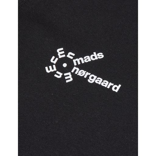 Mads Nørgaard Chest Print T-shirt, Black, XXL