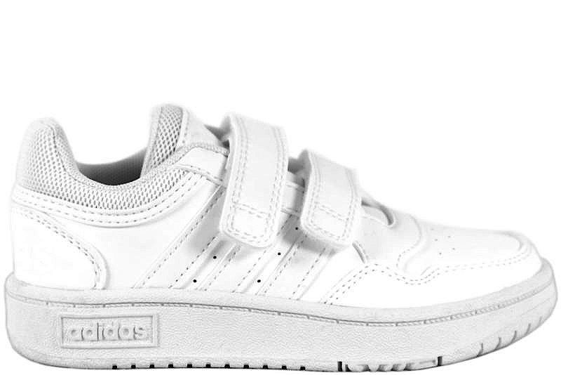 ADIDAS HOOPS 2.0 HVID SNEAKERS I IMITERET SKIND