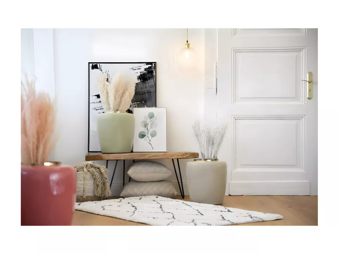 Vase Design en Métal 