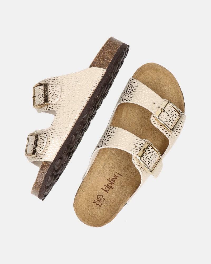 Kipling Pepita 4 Sandalen  - goud