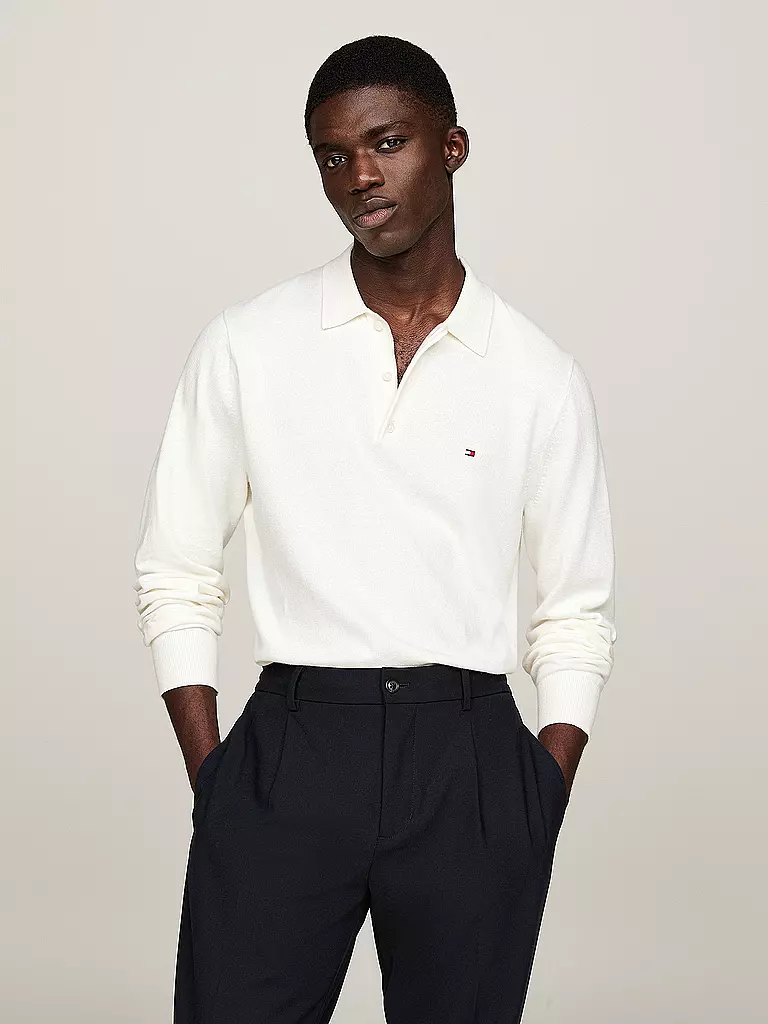 TOMMY HILFIGER Poloshirt PIMA  weiss