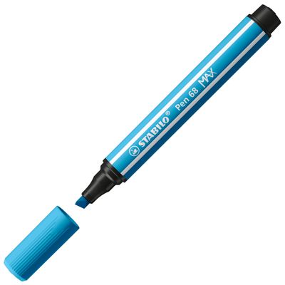 STABILO - Feutre de dessin pointe large biseautée - bleu