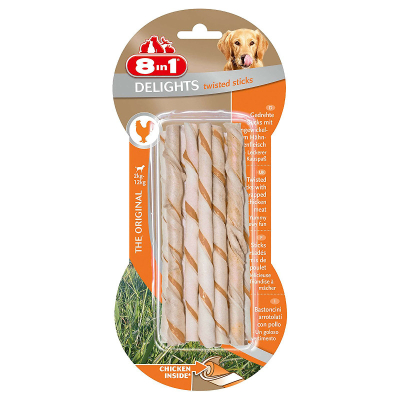 8in1 DELIGHTS Chicken twisted 10pcs 55g