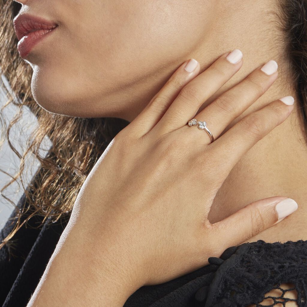 Bague Menades Argent 925/1000 Oxyde De Zirconium