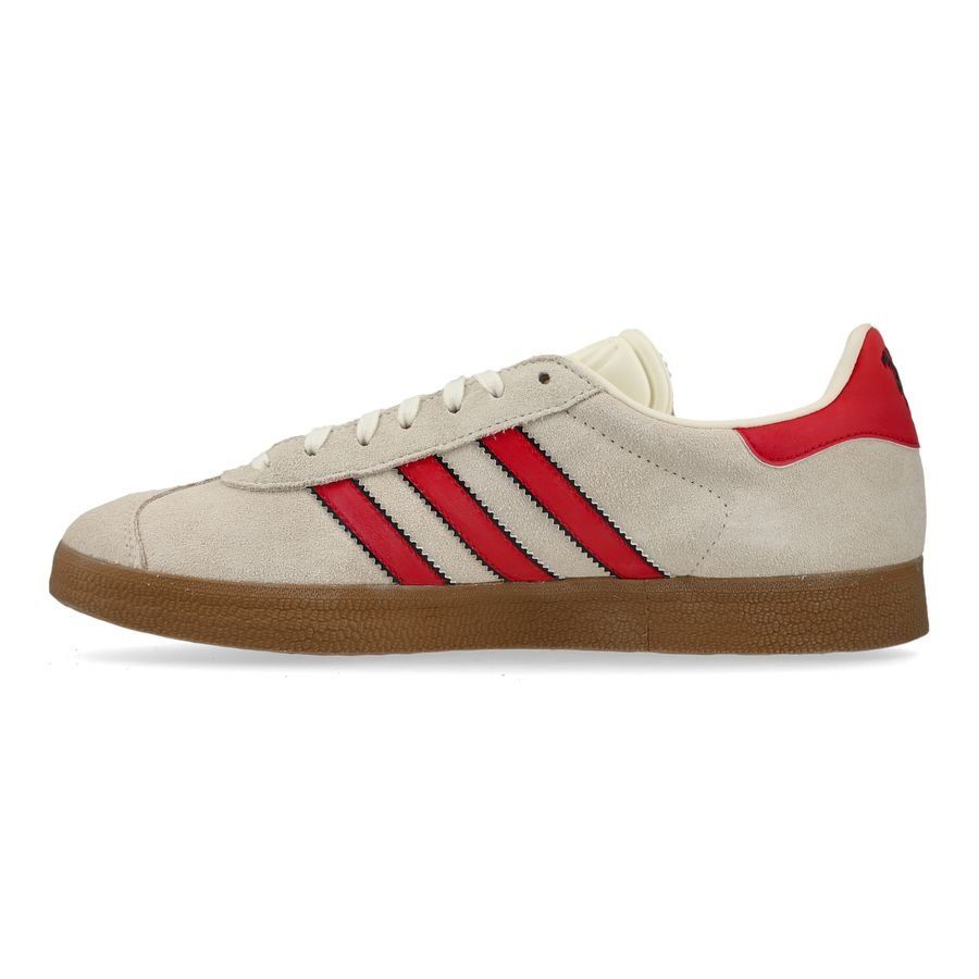 adidas Chaussures Gazelle Terrace Icons Manchester United - Blanc/Mufc Red/Noir