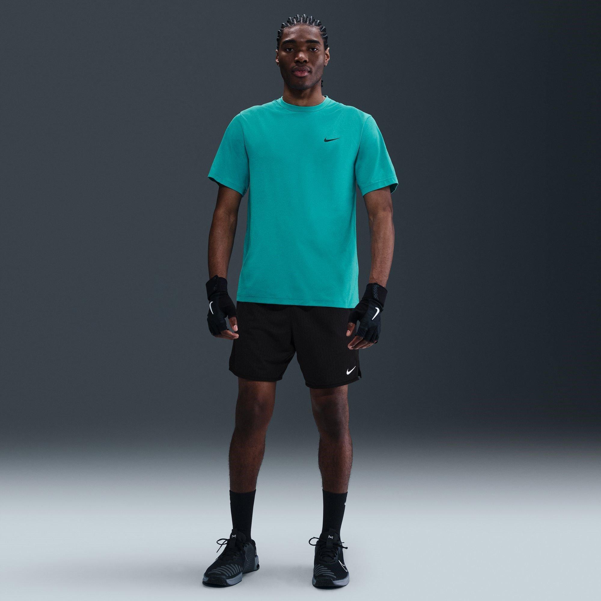 Nike Dri FIT UV Hyverse Mens Short Sleeve Fitness Top