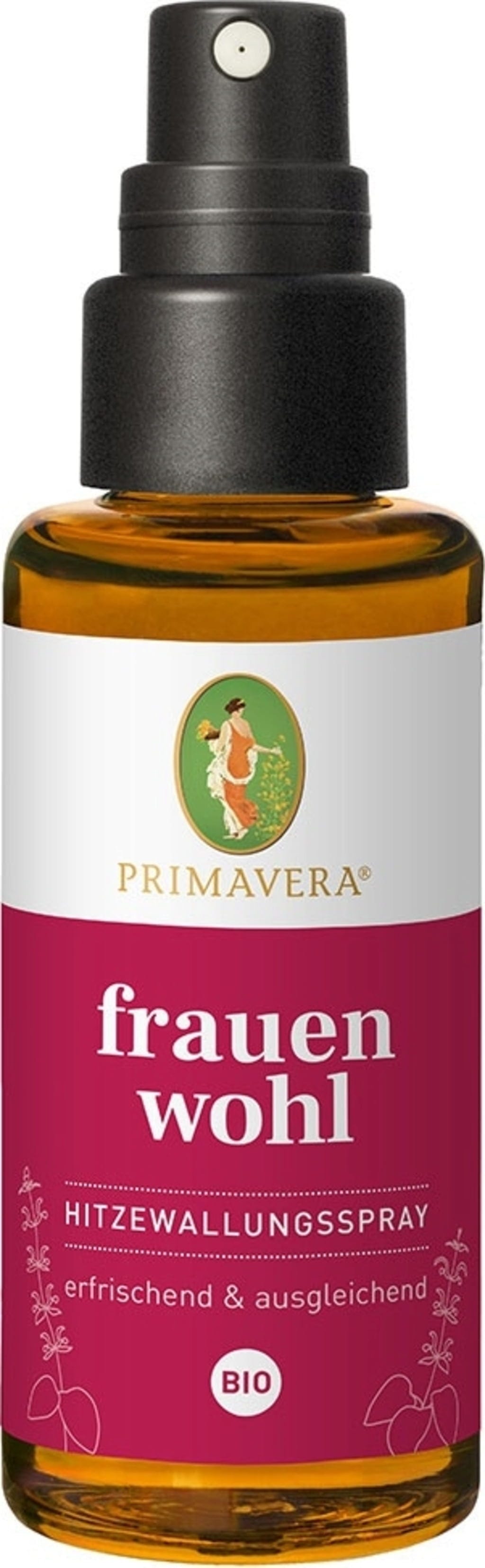 PRIMAVERA  Frauenwohl Hitzewallungsspray bio, 50 ml