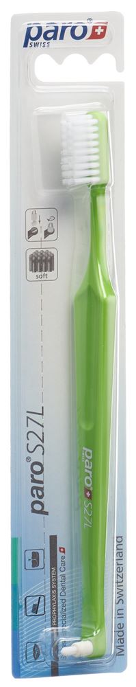 PARO Zahnbürste S27L soft 3-reihig mit Interspace 1 Stk