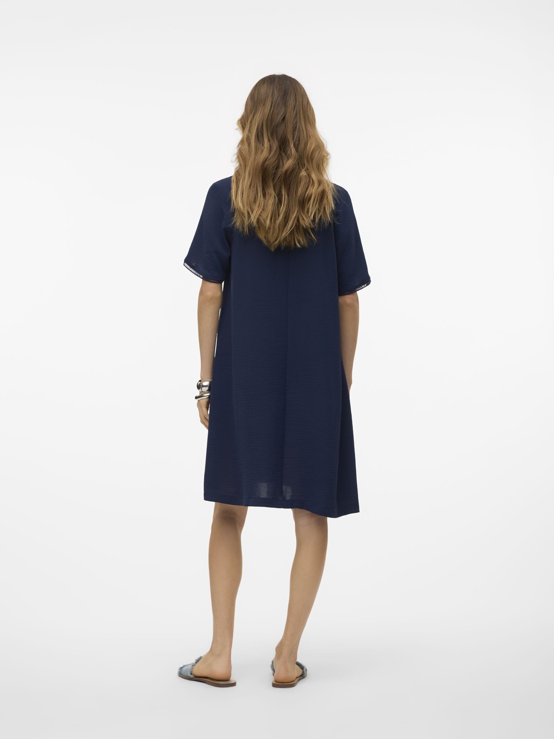 Vero Moda Minikleid »VMALVA GITTE SS SHORT DRESS WVN GA« Sommerkleid,