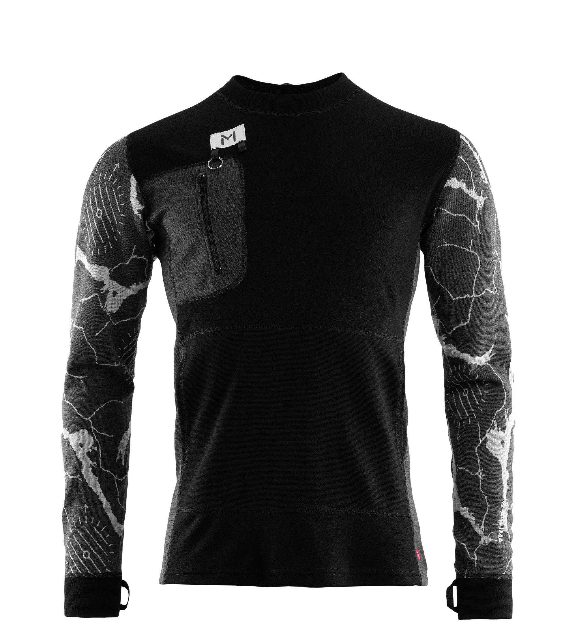Aclima Lars Monsen Femunden Crewneck, Mann<br>Varm og komfortabel!