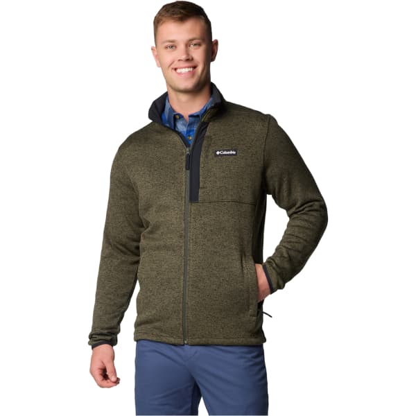 Veste polaire randonnée COLUMBIA SWEATER WEATHER FULL ZIP GREENSCAPE HEATHER