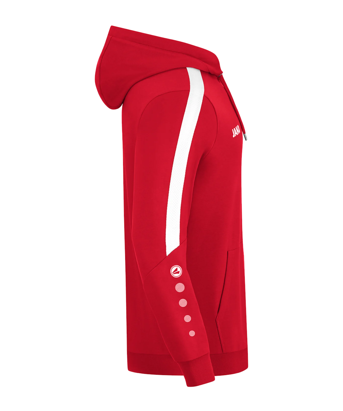 JAKO Power Hoody Kids Rot Weiss F100