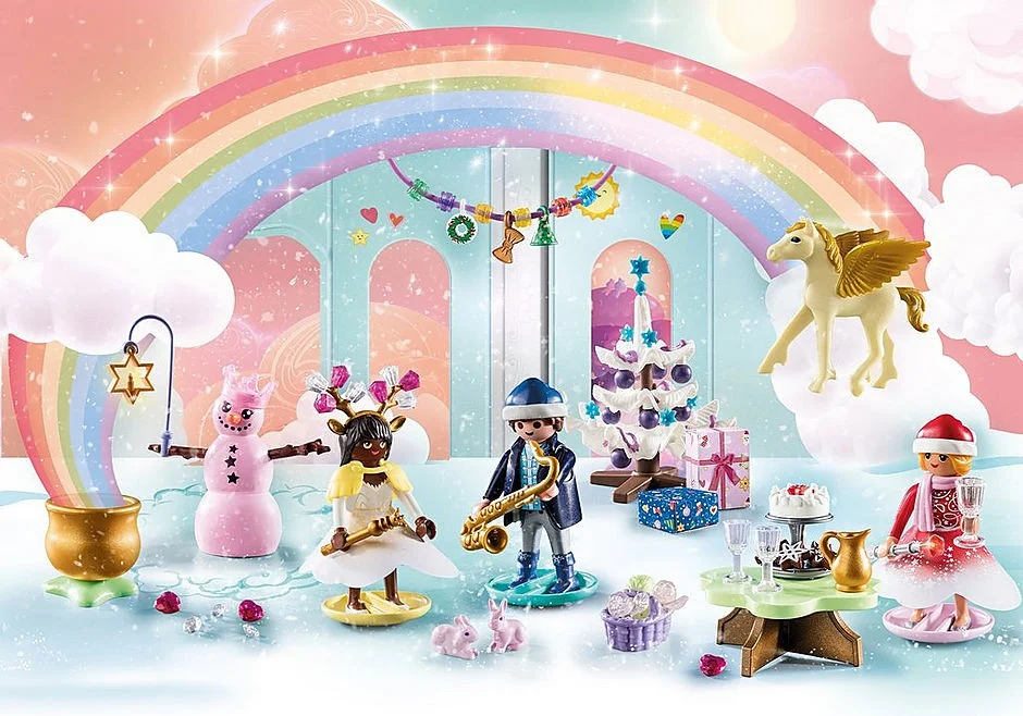Playmobil - Julekalender “Julefest under regnbuen” (71348)