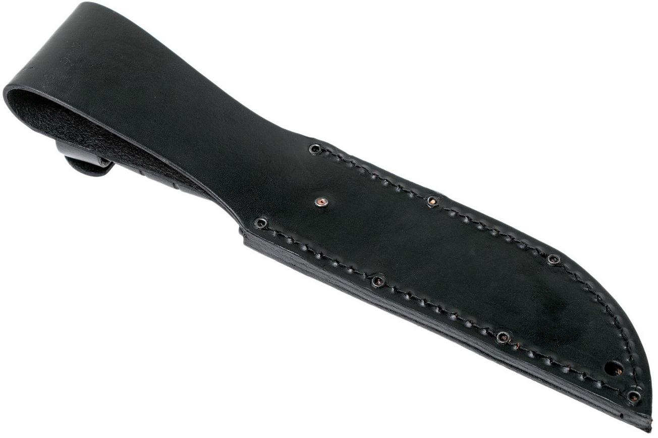 KA-BAR Short Tanto 1255 deels gekarteld, lederen foedraal