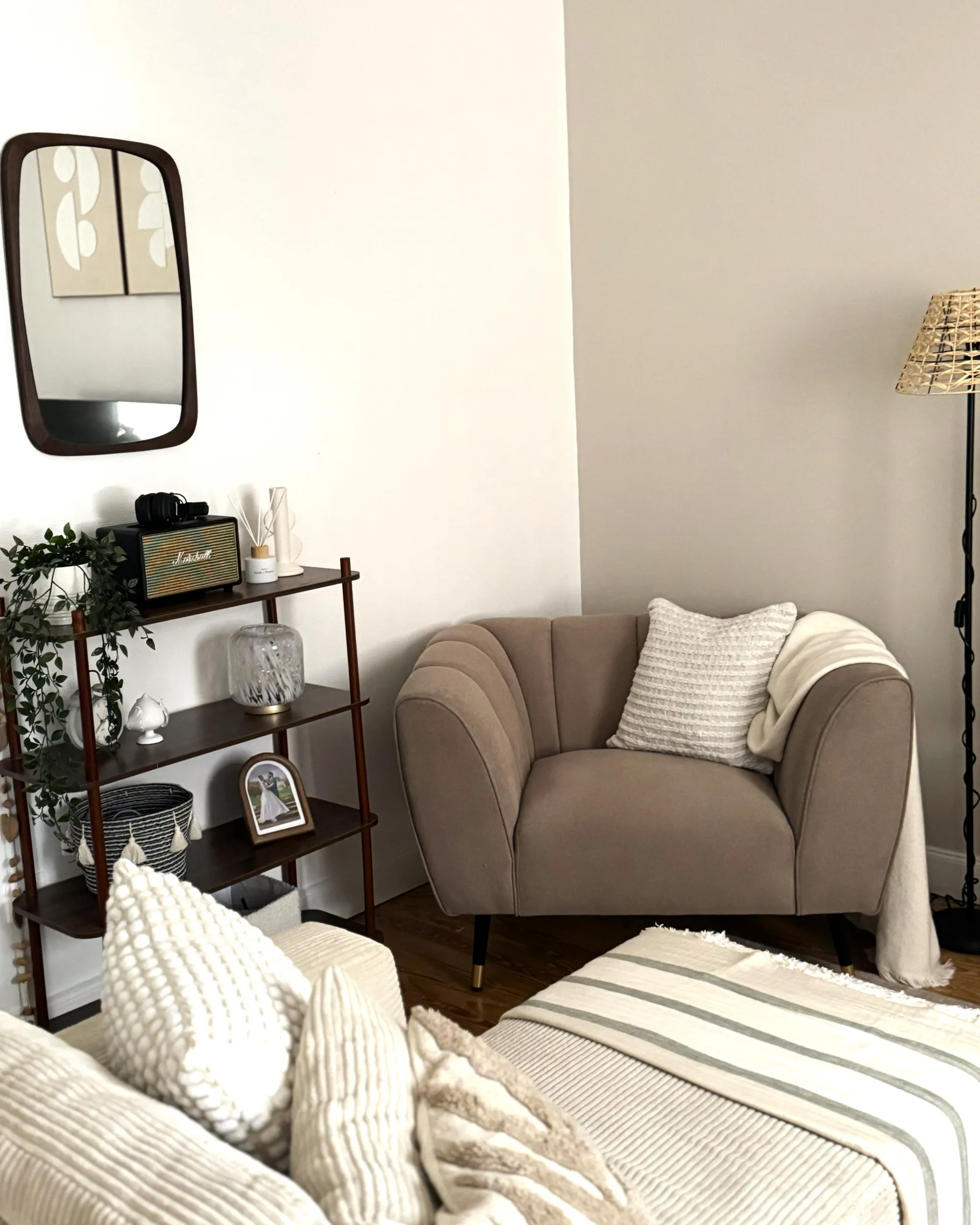 Fauteuil ORSTA Stof Taupe