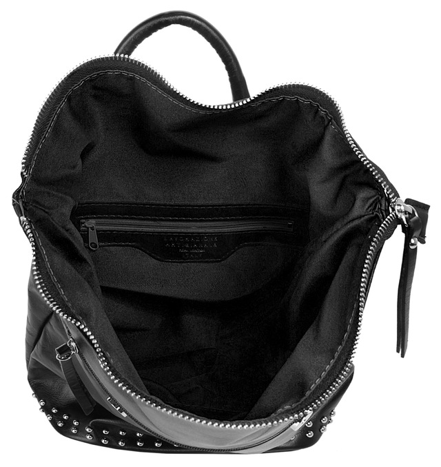 Samantha Look Cityrucksack echt Leder, Made in Italy