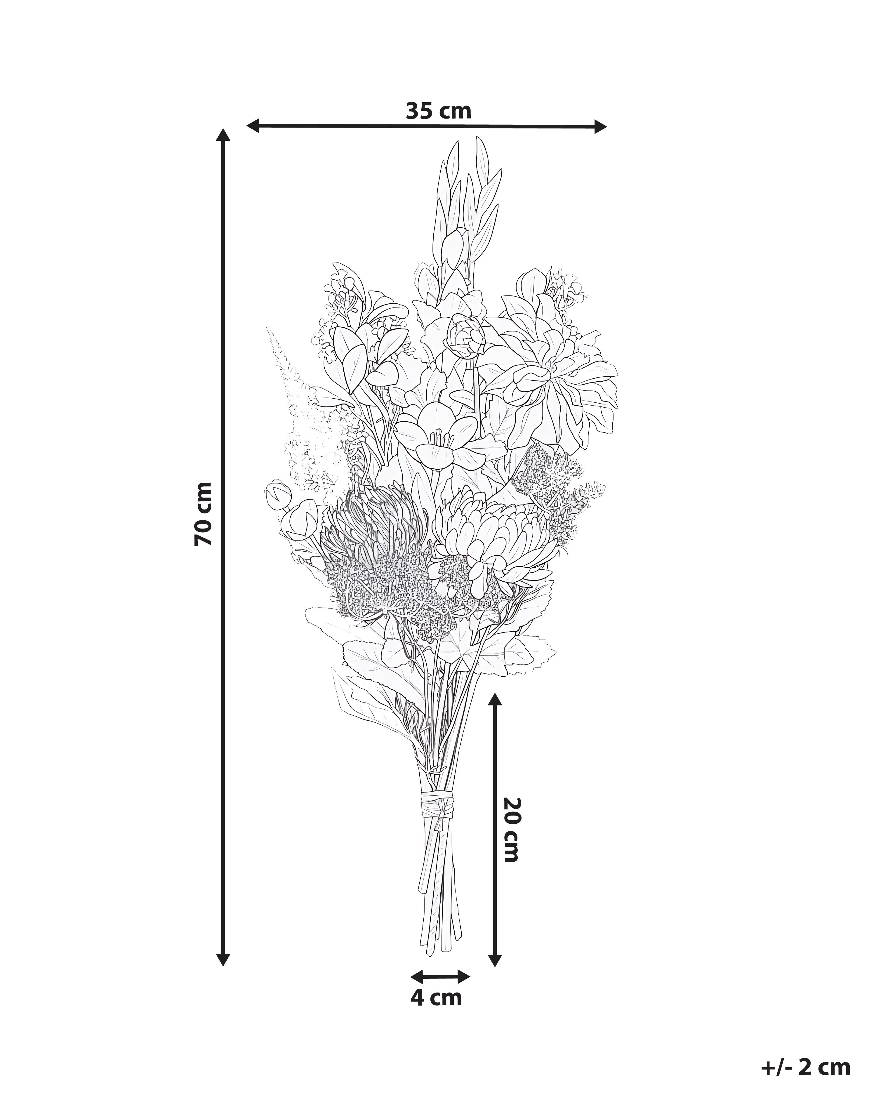 Kunstbloemenboeket LOURO 70 cm Wit