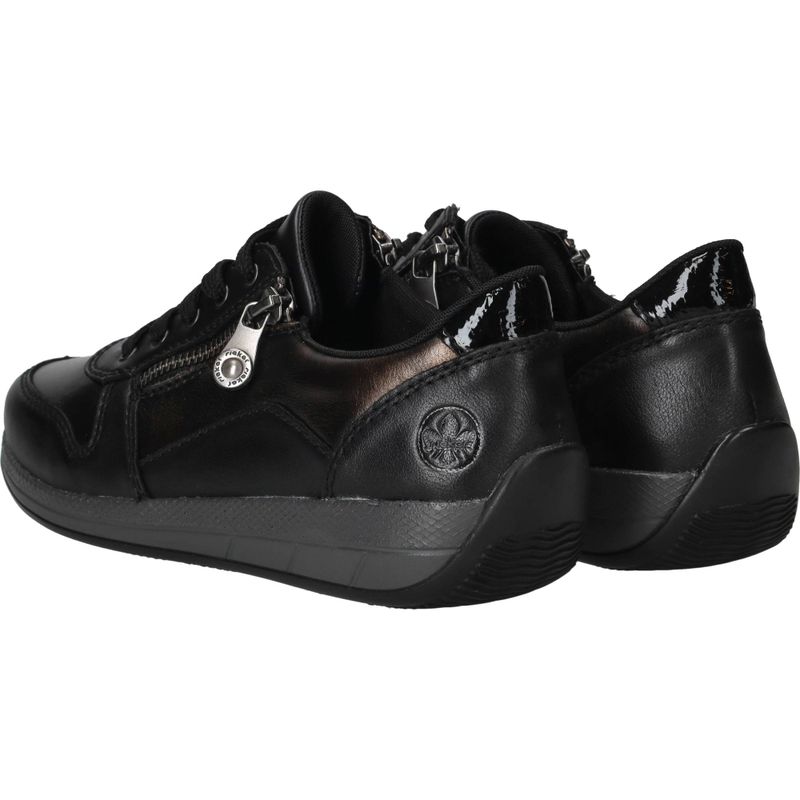 Rieker Veterschoenen Zwart Dames