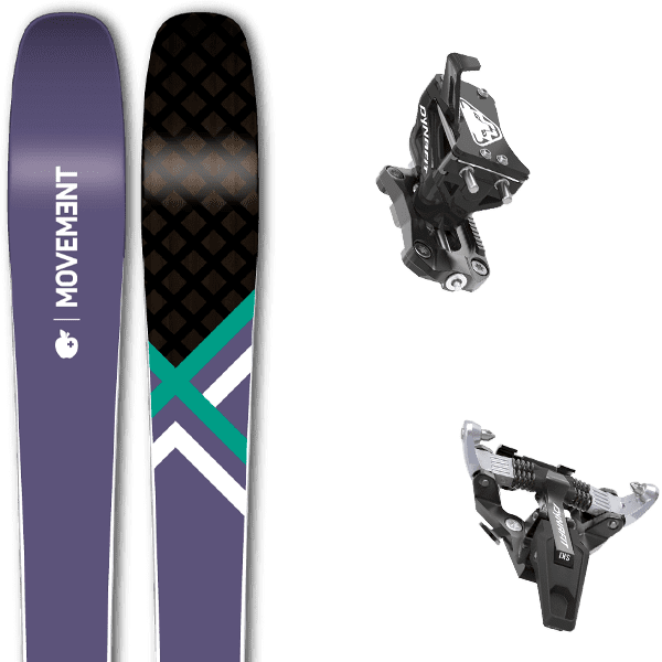 Pack ski de randonnée MOVEMENT MOVEMENT AXESS 90 W + Fix