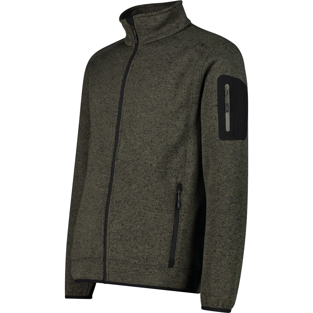 CMP Knit-Tech Fleecejacke Herren olive
