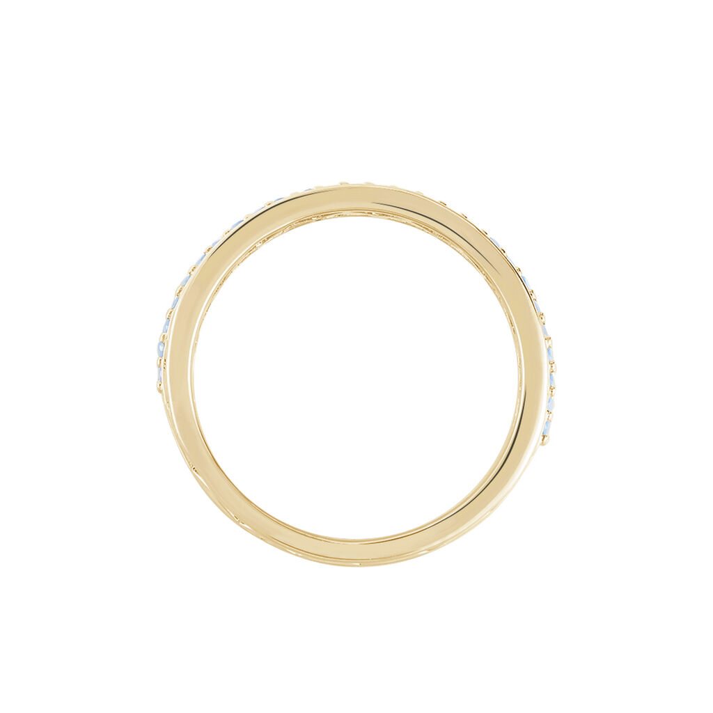 Bague Zoila Plaqué Or Jaune Oxyde De Zirconium