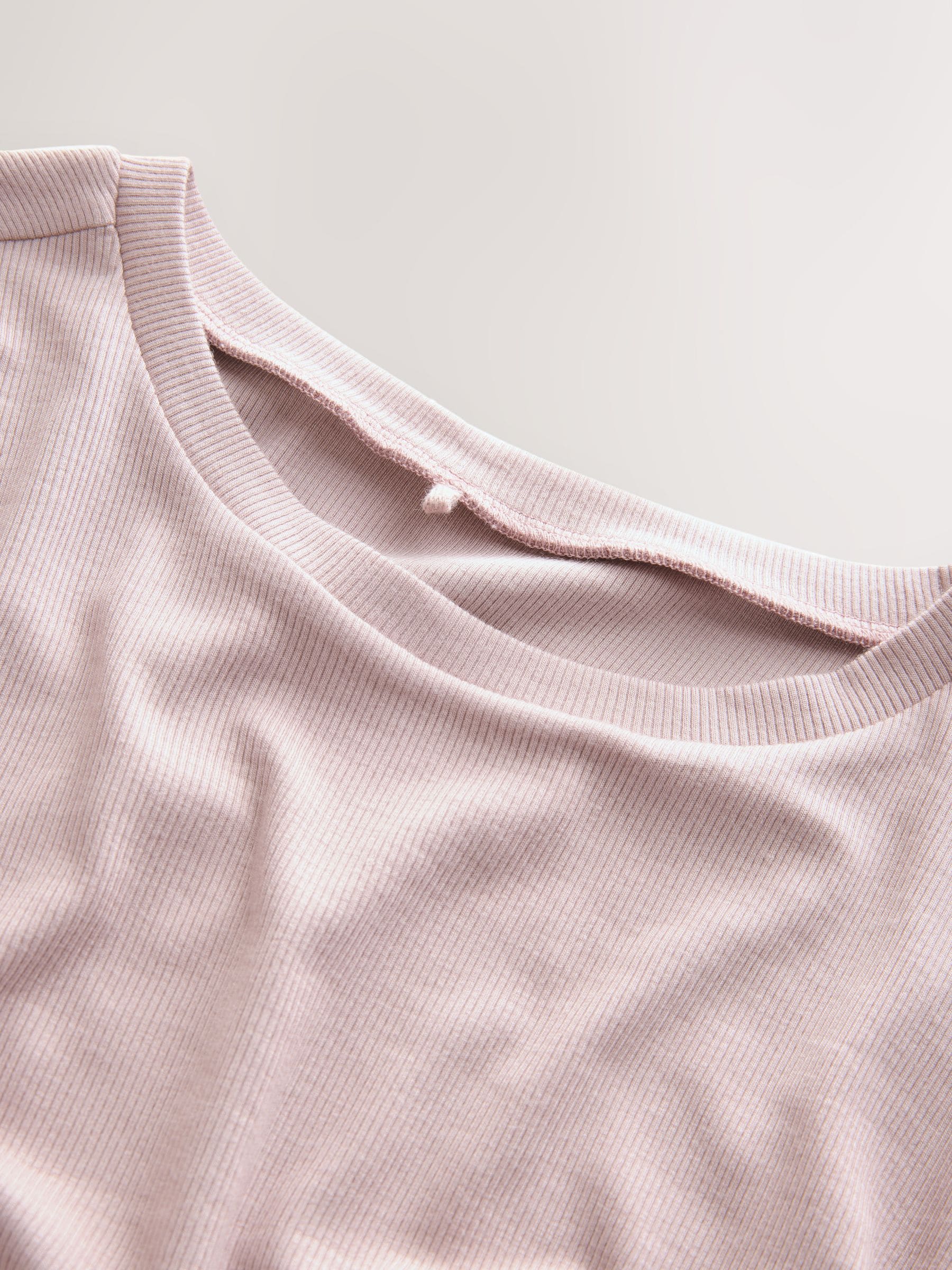 Roze - Thermische basislaagtop met lange mouwen