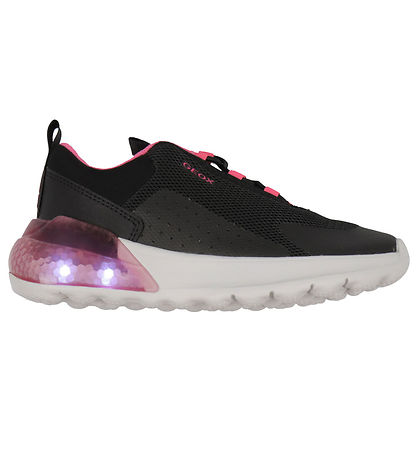 Geox Schuhe m. Light - Activart - Black/Fluo Fuchsia