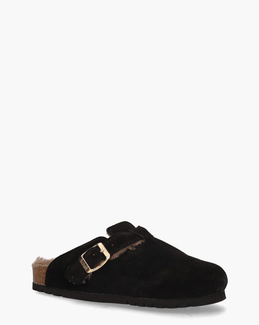 Scholl Fae Zwart Damesslippers