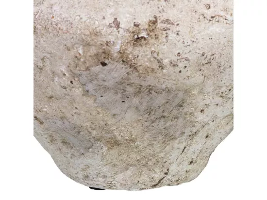 Vase en magnésium blanc 30x30x25,5h cm