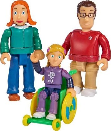 Brandmand Sam Figurer - Sparkes - Joe, Lizzie, Hannah