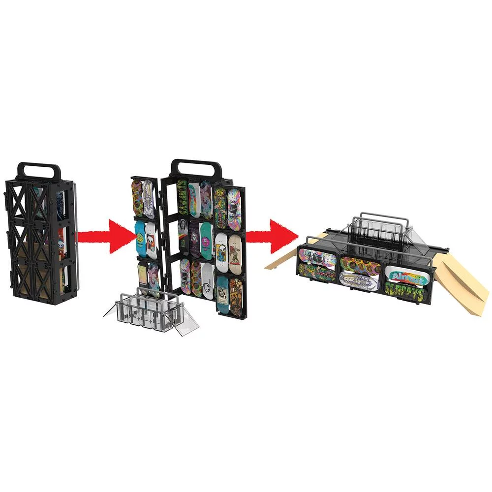 TECH DECK COFFRET TRANSFORMABLE PLAY & DISPLAY