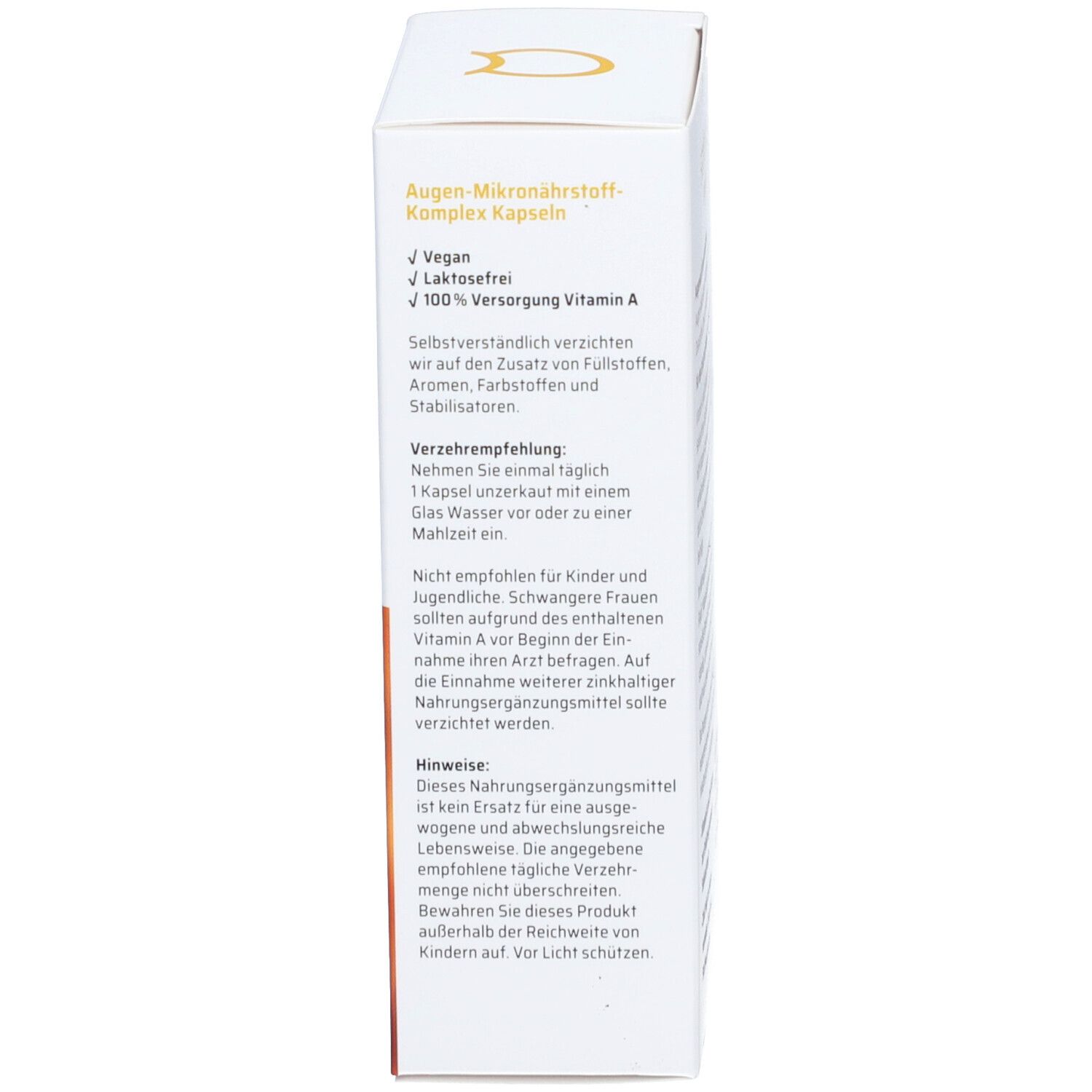 Sanhelios Augenwohl Vitamin A plus Lutein