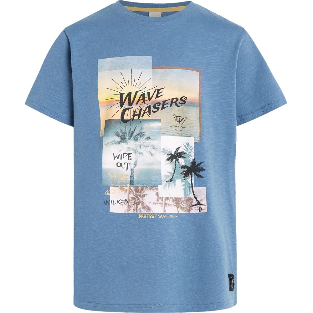 Protest Armano Jr T-Shirt Jungen river blue