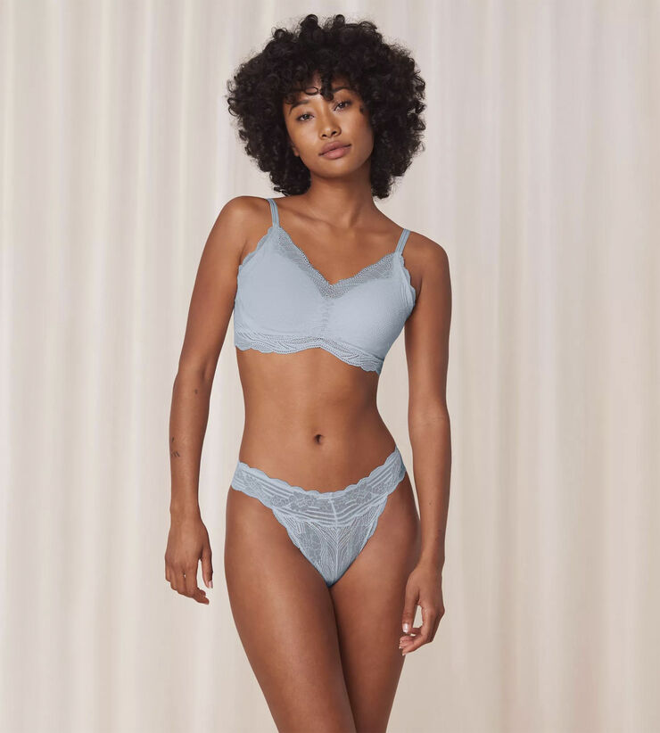Triumph Triumph Lift Smart Highleg Brazilian EX 00mq-eggshell blue