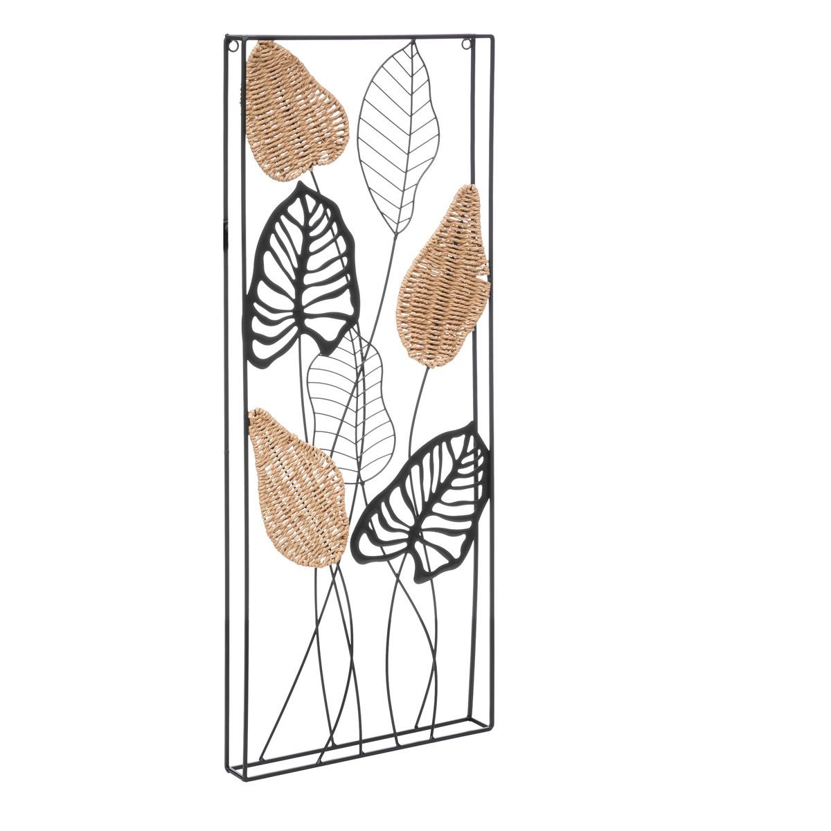 DECO MURALE METAL ROSA D.35X90CM