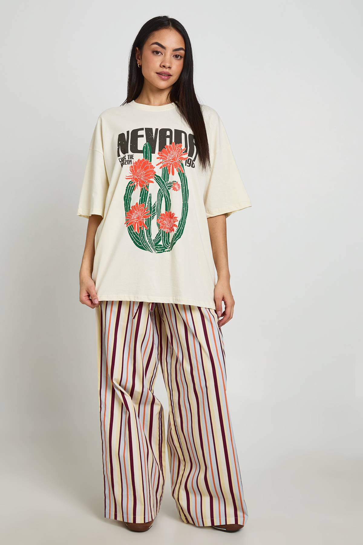 boohoo T-shirt Imprimé Nevada