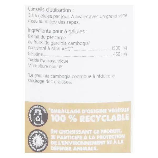 Nat & Form Original Garcinia Cambogia 200 cápsulas