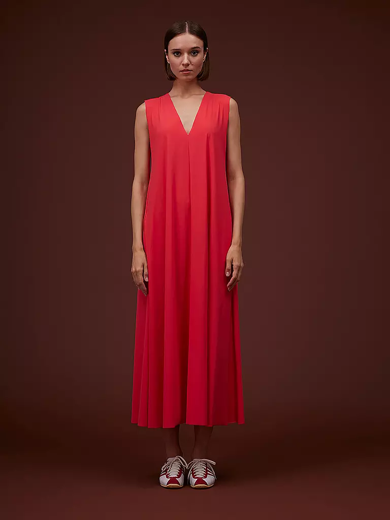 NINETO9 Midikleid rot