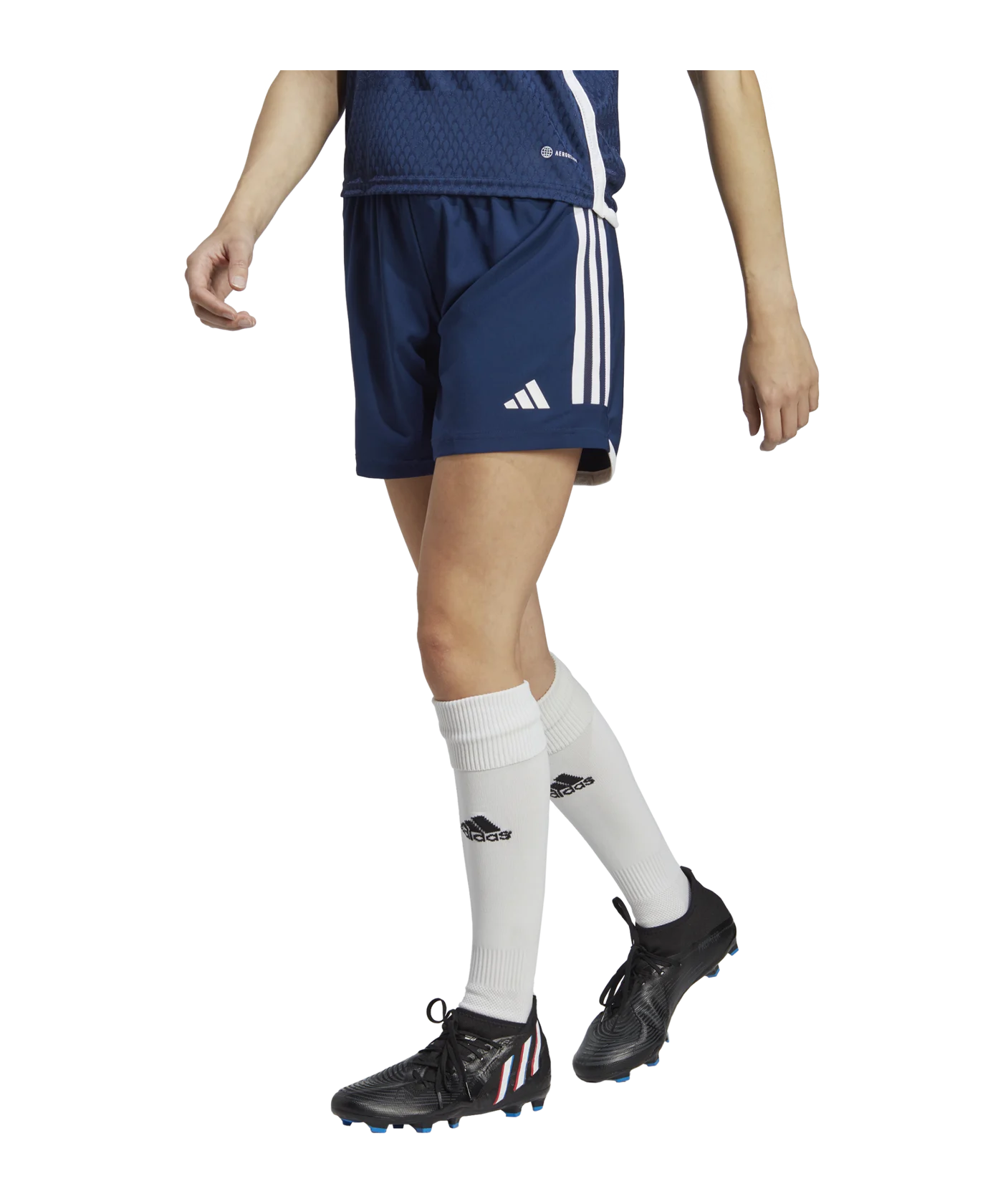 adidas Tiro 23 Competition Match Short Damen Blau Weiss
