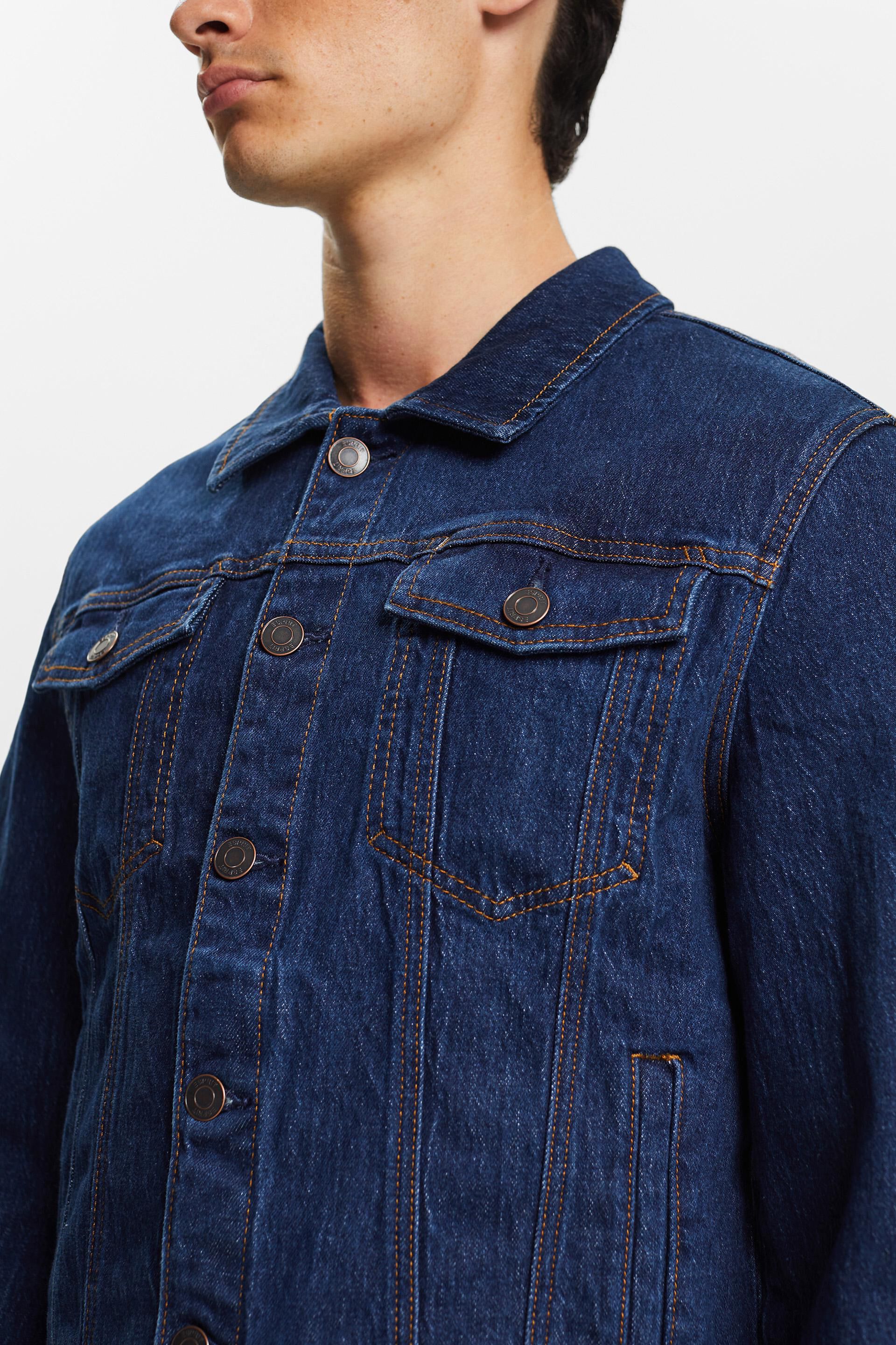 Veste en jean de style trucker, en coton stretch