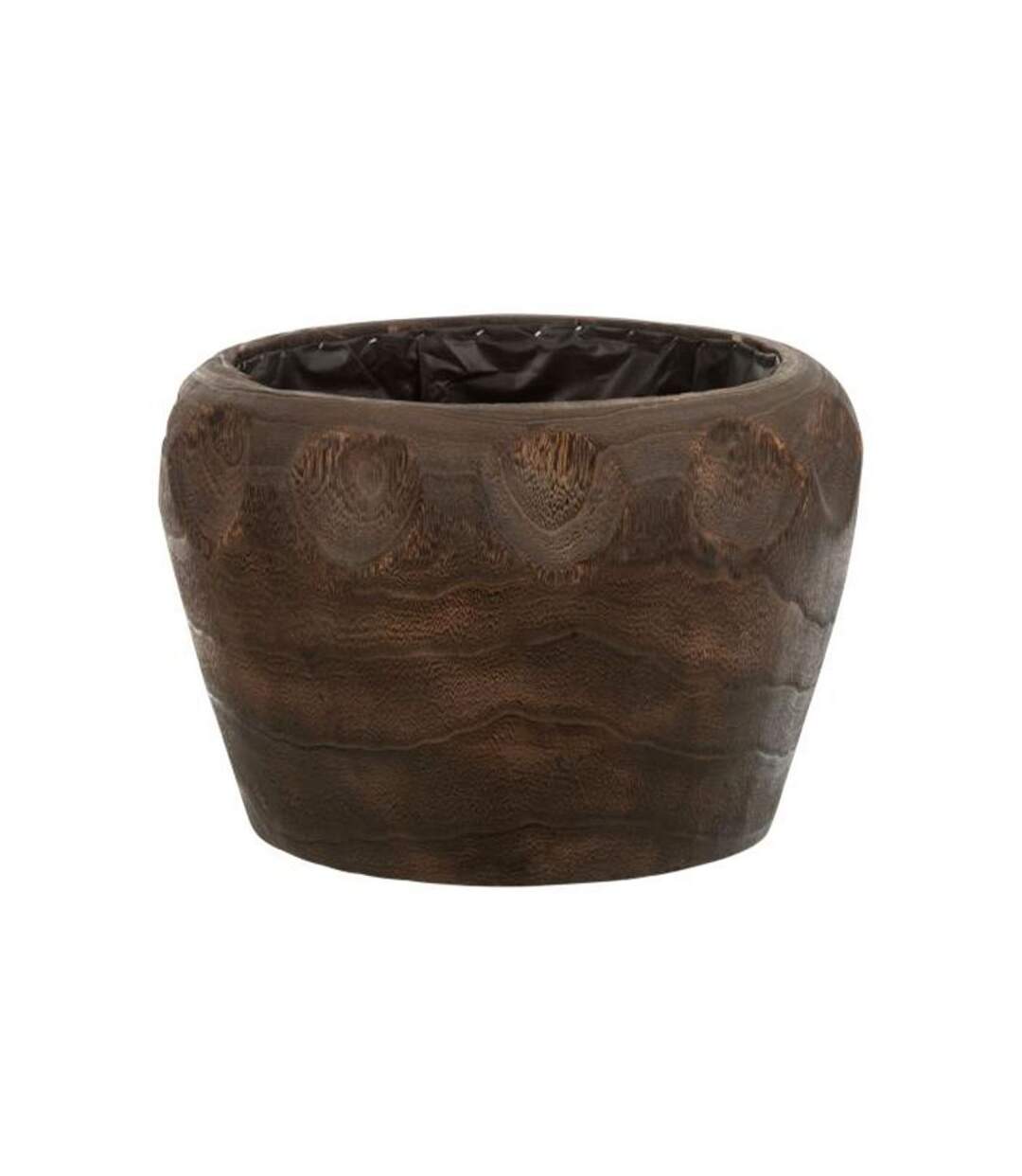 Paris Prix - Cache-pot En Bois thibo 26cm Marron