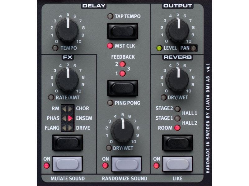 Clavia Nord Synthesizer Lead A1, Analog Modeling Synth Analog Modelling Synthesizer mit 49 anschlagsdynamischen Tasten