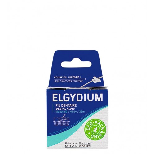 Elgydium Eco Fio Dentário Plástico Reciclado Sabor Menta 35m