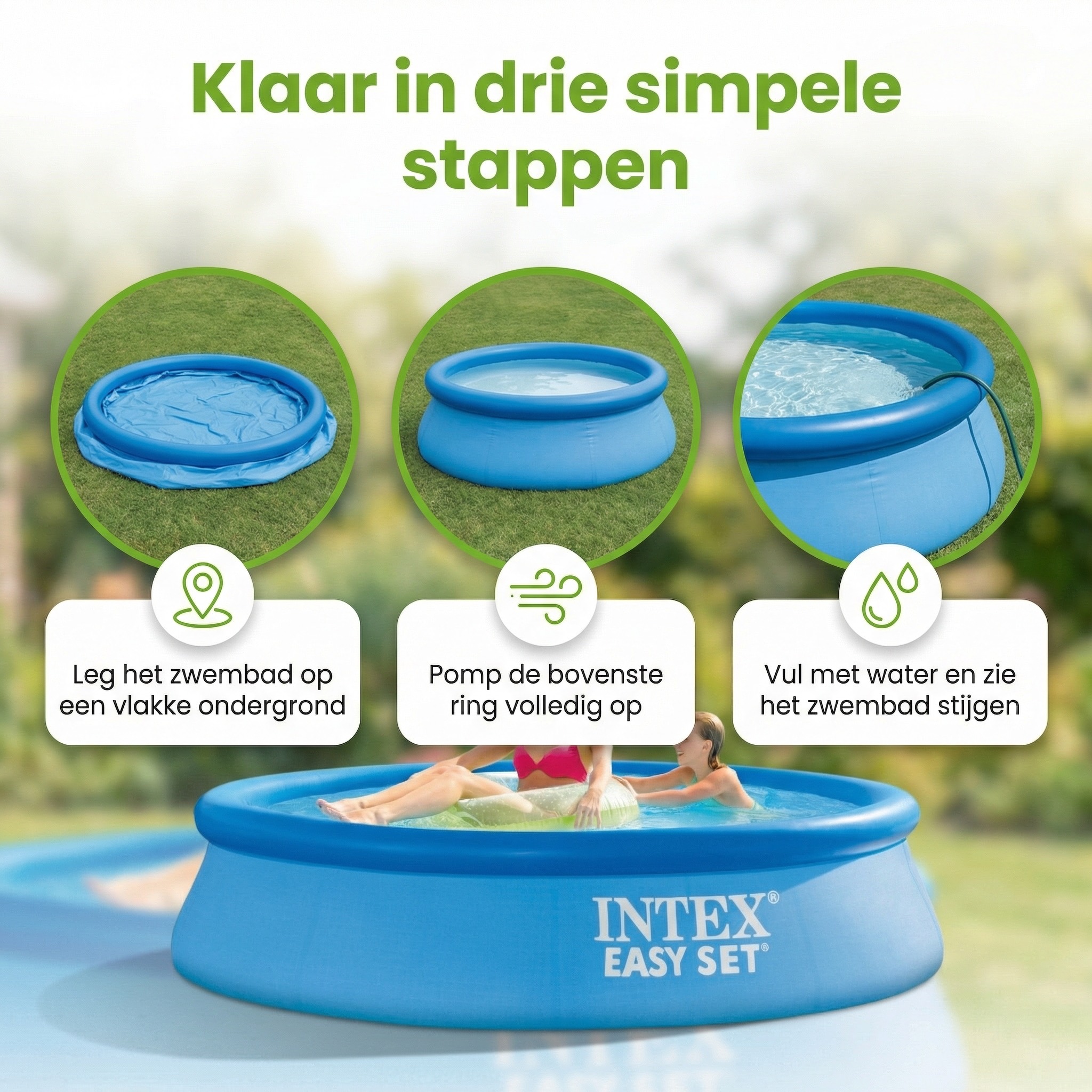 Intex easy set 244x61cm zwembad