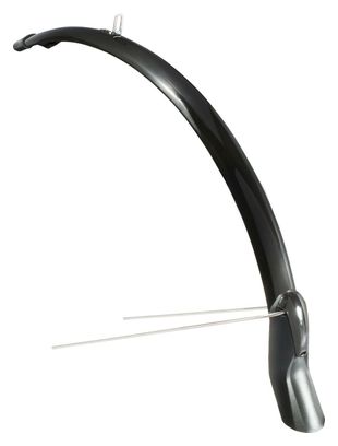 Jeu de garde-boue Eurofender Scatto 28  x 51 mm - noir