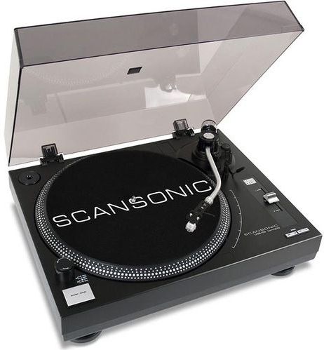 Scansonic - USB 100 - Platenspeler - Zwart