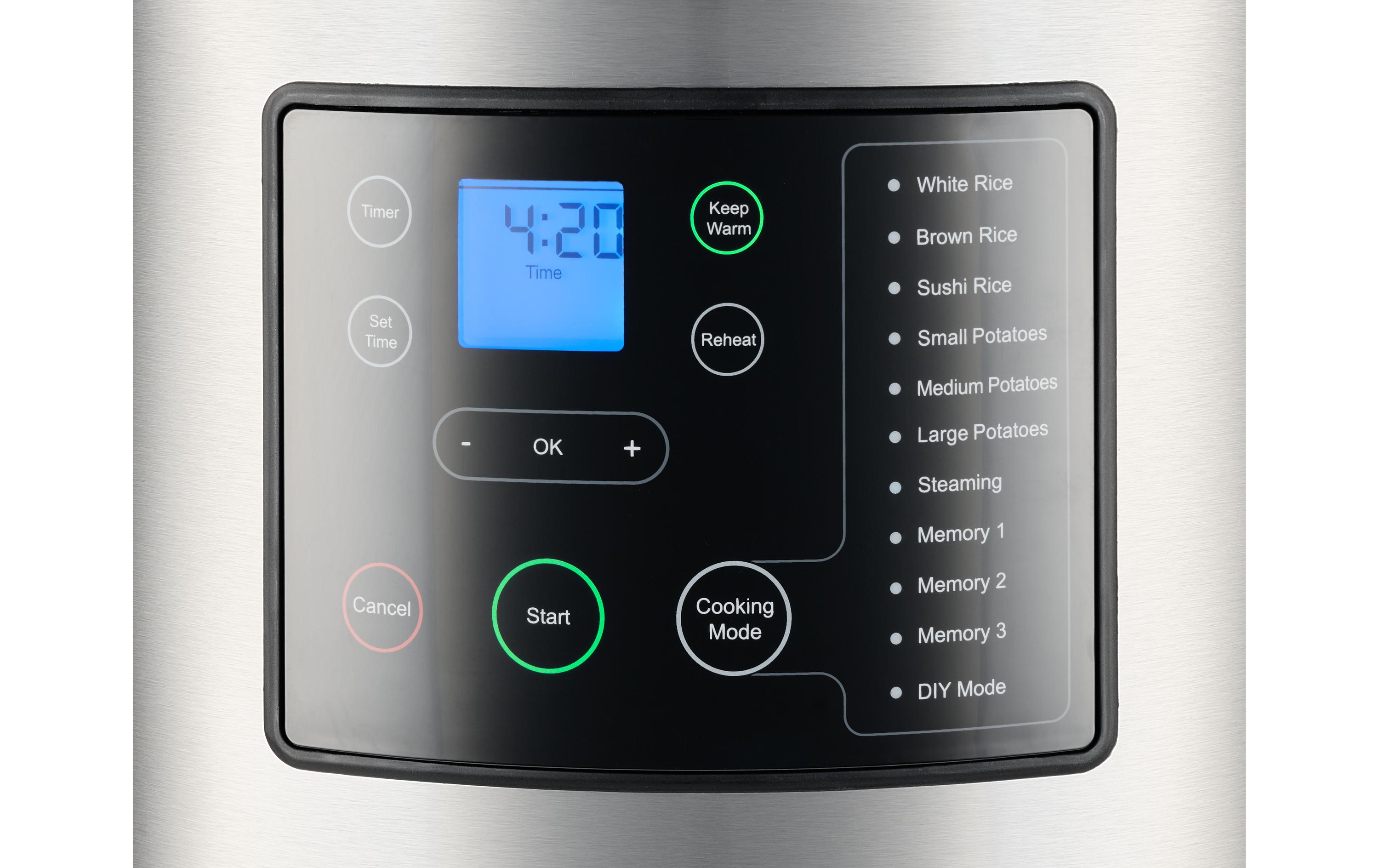 Reiskocher und Steamer 5 l<br>Reis und Kartoffelkocher