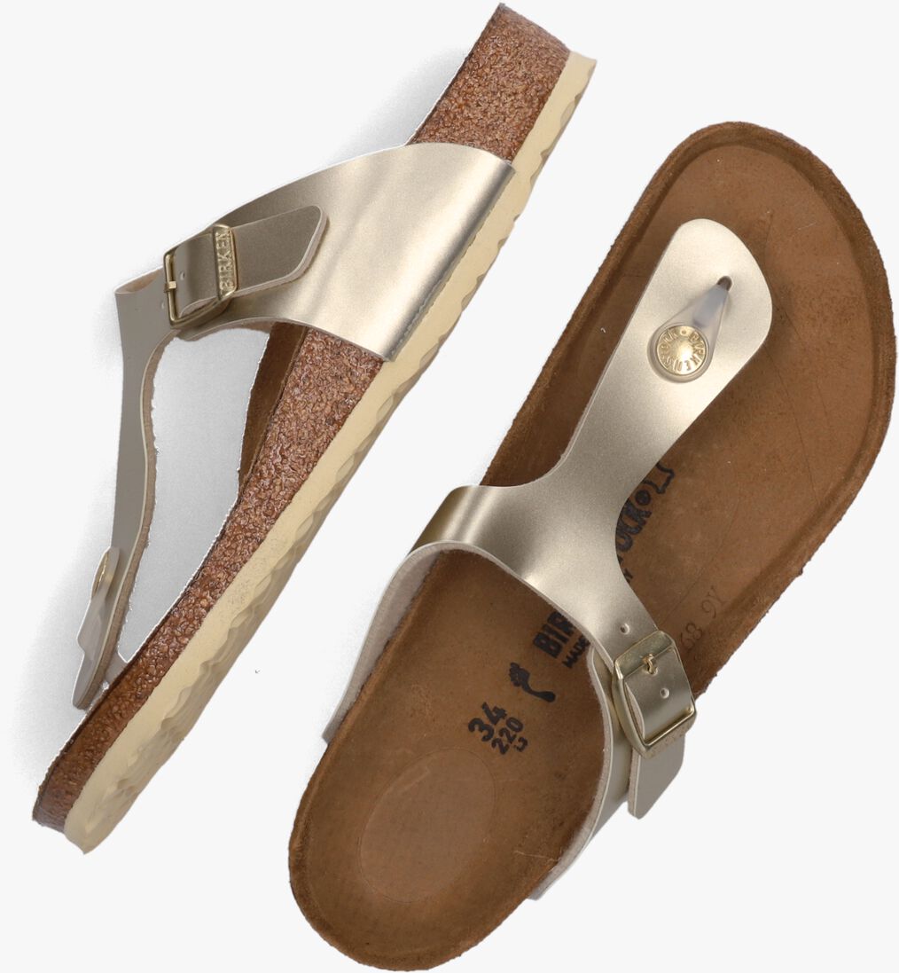 BIRKENSTOCK gouden birkenstock teenslippers gizeh kids