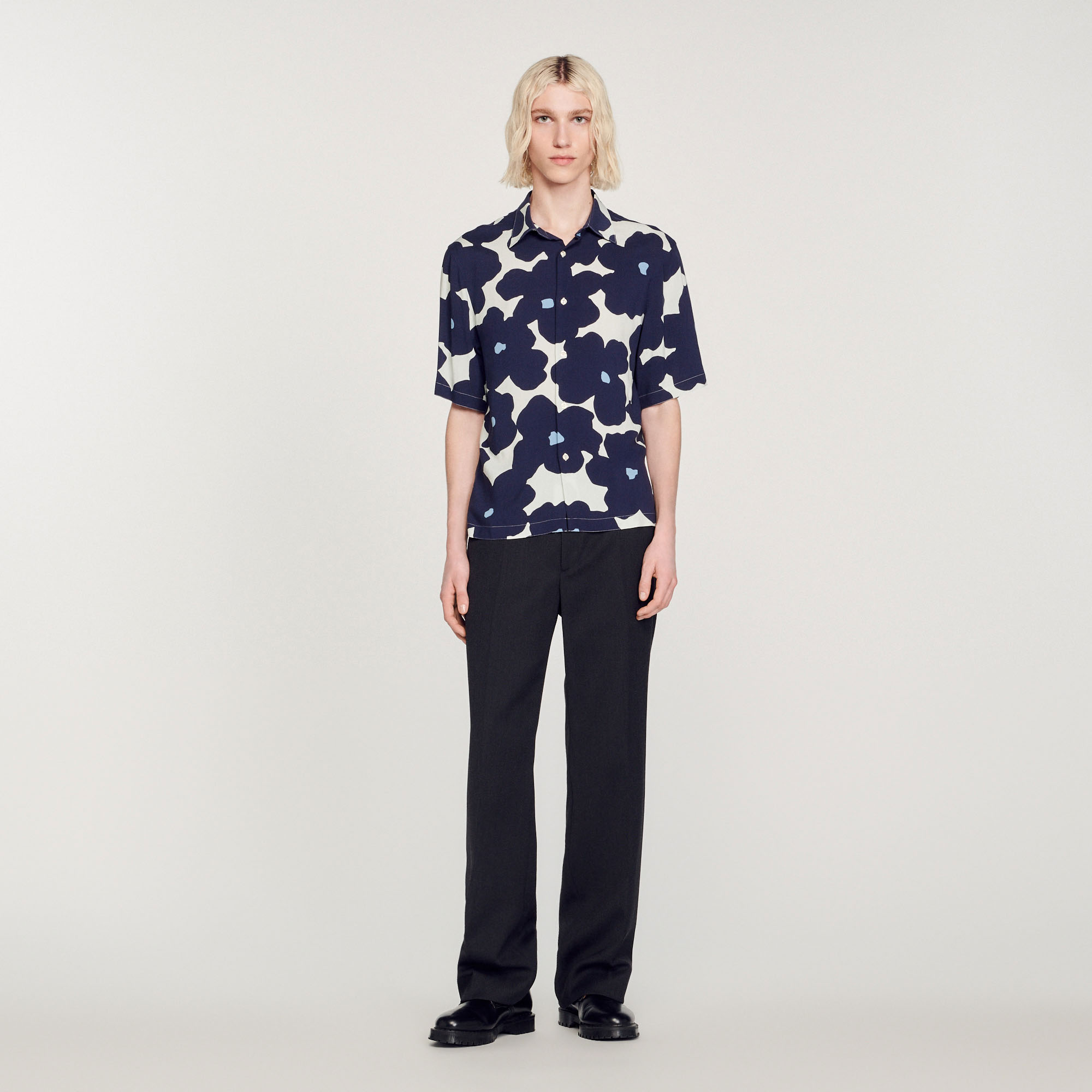 Chemise imprime fleurs